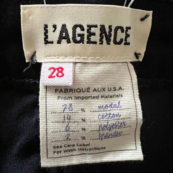 L'AGENCE Blue High-Rise Skinny Leg Jeans, US28 - Picture 4 of 7